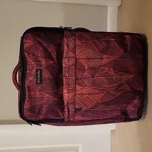 Vera Bradley 27" Luggage Suitcase (black, red, and purple)